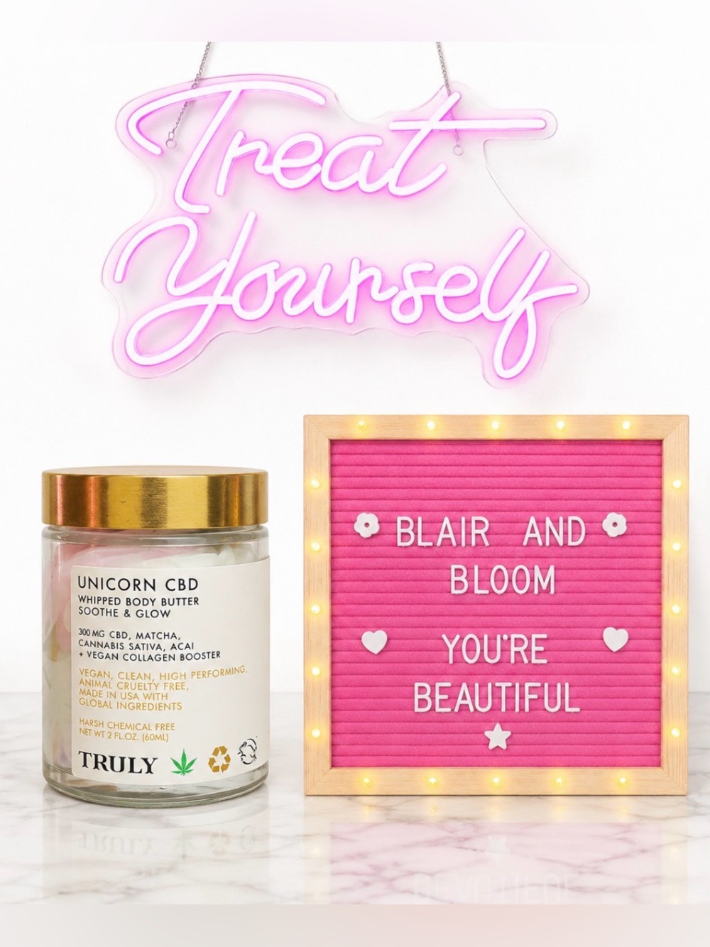 Truly Beauty Unicorn Fruit **C.B.D.** Whipped Body Butter - Discontinued